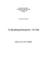 Từ địa phương hương sơn – hà tĩnh.