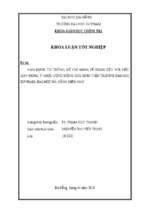 Vận dụng tư tưởng hồ chí minh về đoàn kết với việc xây dựng ý thức cộng đồng cho sinh viên trường đại học sư phạm, đại học đà nẵng hiện nay.