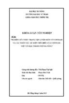 Nghiên cứu thực trạng tập luyện môn võ vovinam và các nhân vật, sự kiện tiêu biểu của vovinam   việt võ đạo thành phố đà nẵng.