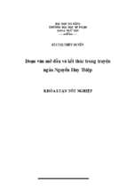 đoạn văn mở đầu và kết thúc trong truyện ngắn nguyễn huy thiệp.