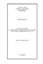 Tổ chức hoạt động trải nghiệm sáng tạo trong dạy học các kiến thức chương cảm ứng điện từ   vật lí 11