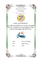 Kết hợp phương pháp thảo luận nhóm với các kĩ thuật dạy học trong dạy học địa lí lớp 10 trung học phổ thông.