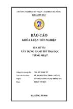 Xây dựng game hỗ trợ học tiếng nhật