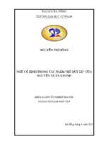 Ngữ cố định trong tác phẩm “hồ quý ly” của nguyễn xuân khánh