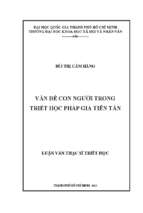 Vấn đề con người trong triết học pháp gia tiên tần    