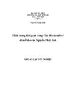 Hình tượng thời gian trong cho tôi xin một vé đi tuổi thơ của nguyễn nhật ánh..