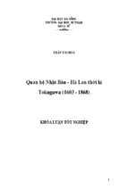 Quan hệ nhật bản   hà lan thời kì tokugawa (1603   1868)