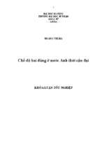 Chế độ hai đảng ở nước anh thời cận đại