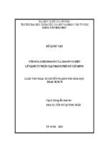 Văn hóa kinh doanh của doanh nghiệp lữ hành tư nhân tại thành phố hồ chí minh    