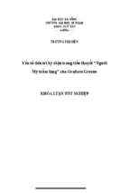 Yếu tố tiên tri kỳ diệu trong tiểu thuyết “người mỹ trầm lặng” của graham greene.