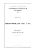 Kênh vĩnh tế từ góc nhìn văn hóa    