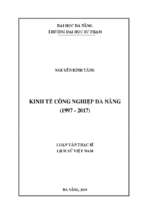 Kinh tế công nghiệp đà nẵng (1997 2017)
