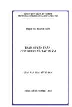 Trần huyền trân con người và tác phẩm    