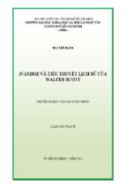 Ivanhoe và tiểu thuyết lịch sử của walter scott    