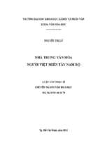 Nhà trong văn hóa người việt miền tây nam bộ    