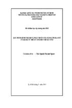 Quá trình hình thành và phát triển tầng lớp địa chủ ở nam bộ từ thế kỷ xvii đến thế kỷ xviii    đề tài khoa học cấp trường năm 2010 