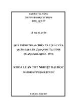 Quá trình tham chiến và tội ác của quân đại hàn dân quốc tại tỉnh quảng ngải (1965   1973)..