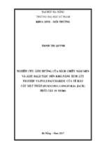 Nghiên cứu ảnh hưởng của dịch chiết nấm men và axit salicylic đến khả năng tích lũy protein và polysaccharide của tế bào cây mật nhân (eurycoma longifolia jack) nuôi cấy in vitro.