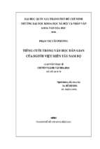 Tiếng cười trong văn học dân gian của người việt miền tây nam bộ    