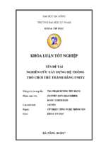 Nghiên cứu xây dựng hệ thống trò chơi thủ thành bằng unity.