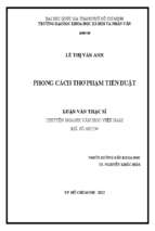 Phong cách thơ phạm tiến duật    