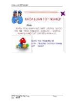 Phân tích, đánh giá chất lượng nước tại thị trấn ái nghĩa   đại lộc   quảng nam qua một số chỉ tiêu hóa học.