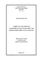 Nghiên cứu tổng hợp muối canxihydroxycitrat từ dich chiết axit hydroxycitric không tách loại pectin