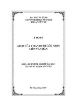 Abcd của y ban dưới góc nhìn liên văn bản.