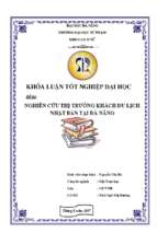 Nghiên cứu thị trường khách du lịch nhật bản tại đà nẵng.