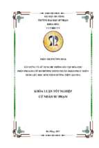 Xây dựng và sử dụng hệ thống bài tập hóa học phần phi kim lớp 10 chương trình chuẩn nhằm phát triển năng lực học sinh theo hướng tiếp cận pisa.