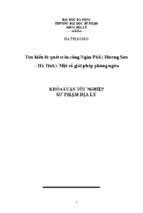 Tìm hiểu lũ quét trên sông ngàn phố (hương sơn – hà tĩnh). một số giải pháp phòng ngừa.