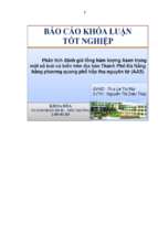 Phân tích đánh giá tổng hàm lượng asen trong một số loài cá biển trên địa bàn thành phố đà nẵng bằng phương pháp quang phổ hấp thụ nguyên tử (aas).