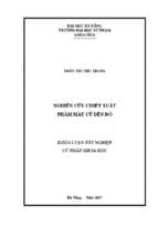 Nghiên cứu chiết xuất phẩm màu củ dền đỏ