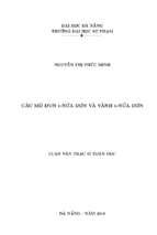 Các môđun t  nửa đơn và vành t  nửa đơn.