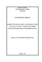 Nghiên cứu thu dịch chiết acid hydroxycitric từ vỏ quả tai chua   garcinia cowa roxb. để tạo muối kép natri   kali hydroxycitrat.