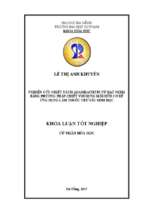 Nghiên cứu chiết tách azadirachtin từ hạt neem bằng phương pháp chiết với dung môi hữu cơ để ứng dụng làm thuốc trừ sâu sinh học.