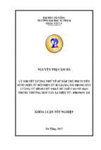 Lý thuyết lượng tử về sự hấp thụ phi tuyến sóng điện từ bởi điện tử bị giam cầm trong dây lượng tử hình chữ nhật hố thế cao vô hạn trong trường hợp tán xạ điện tử   phonon âm.