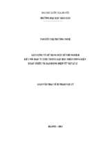 Xây dựng và sử dụng một số thí nghiệm kết nối máy vi tính trong dạy học phần dòng điện xoay chiều và dao động điện từ vật lí 12