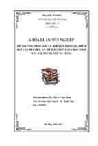 ứng dụng gis và ahp lựa chọn địa điểm hợp lý cho việc bố trí bãi chôn lấp chất thải rắn tại thành phố đà nẵng..