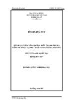 đánh giá tiềm năng du lịch biển thành phố đà nẵng để phục vụ phát triển du lịch địa phương