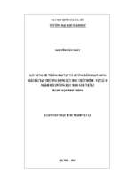 Xây dựng hệ thống bài tập và hướng dẫn hoạt động giải bài tập chương động lực học chất điểm   vật lí 10 nhằm bồi dưỡng học sinh giỏi vật lí trung học phổ thông