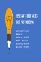 Seminar vi điều khiển fast prototyping