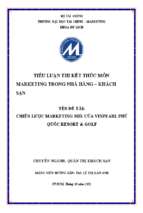 Chiến lược marketing mix của vinpearl phú quốc resort & golf