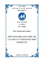 Phân tích chiến lược chiêu thị của công ty cổ phần dược phẩm pharmacity