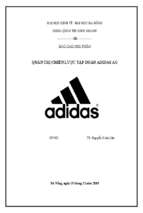 Quản trị chiến lược tập đoàn adidas ag