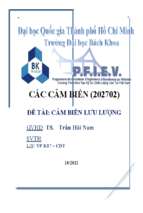 Các cảm biến (202702) đề tài cảm biến lưu lượng