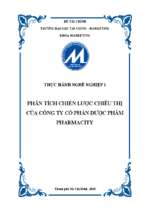 Phân tích chiến dịch chiêu thị công ty cổ phần pharmacity tại việt nam