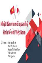 Nhật bản và mối quan hệ kinh tế với việt nam