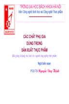 Bài giảng phụ gia thực phẩm 50