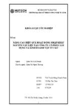 Nâng cao hiệu quả hoạt động nhập khẩu nguyên vật liệu tại công ty cổ phần xây dựng và kinh doanh vật tư c&t 42